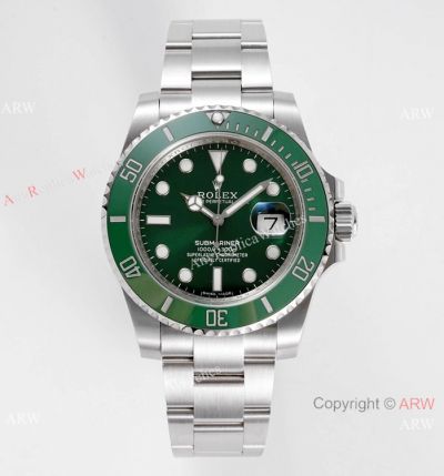 Super Clone Rolex Submariner Hulk Green Ceramic Watch 1:1 VR Factory Swiss 3135 904L Steel